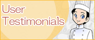 User testimonials