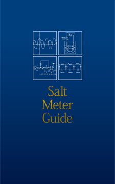 Guia do medidor de sal
