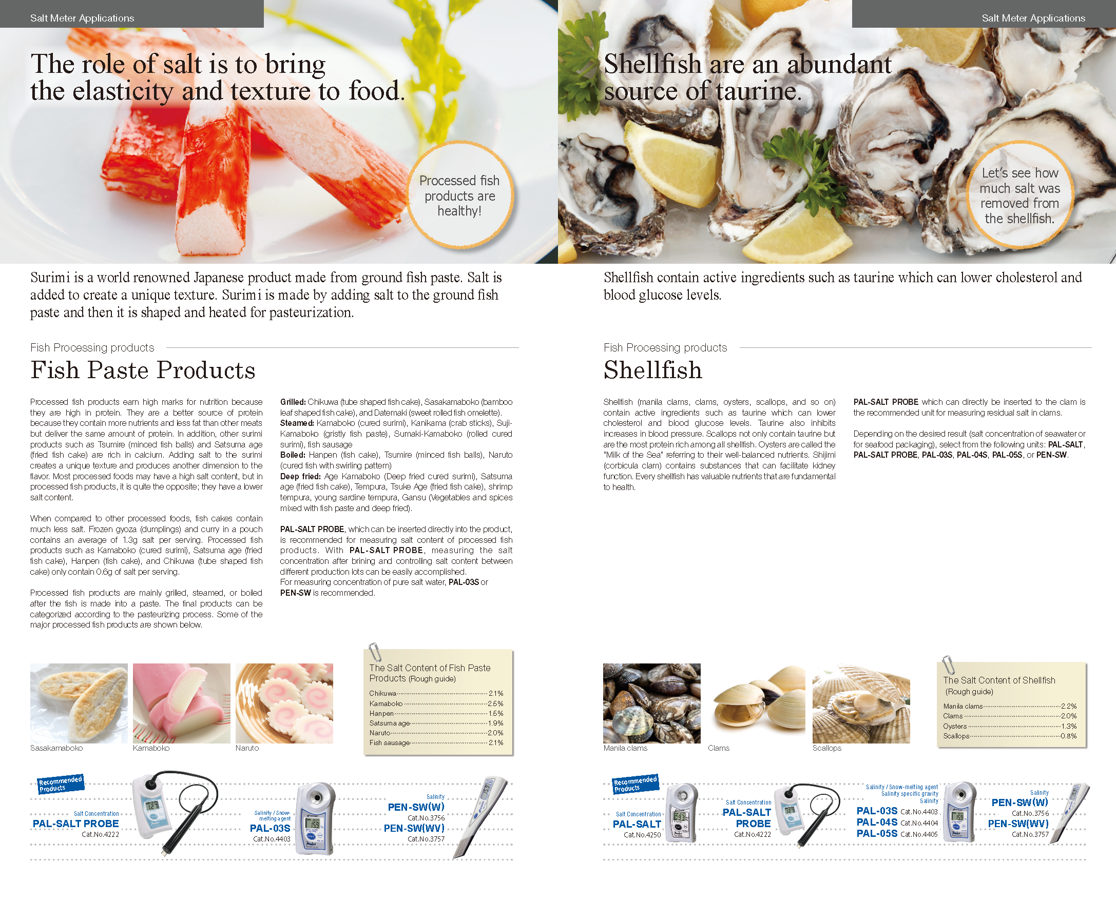 Fish Paste Products / Shellfish