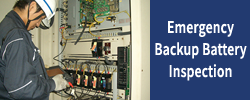 Emergency Backup Battery Power Supply Inspection