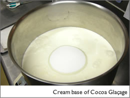 Cream base of Cocoa Glaçage
