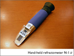 Hand-held refractometer N-1α