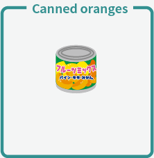 Canned oranges