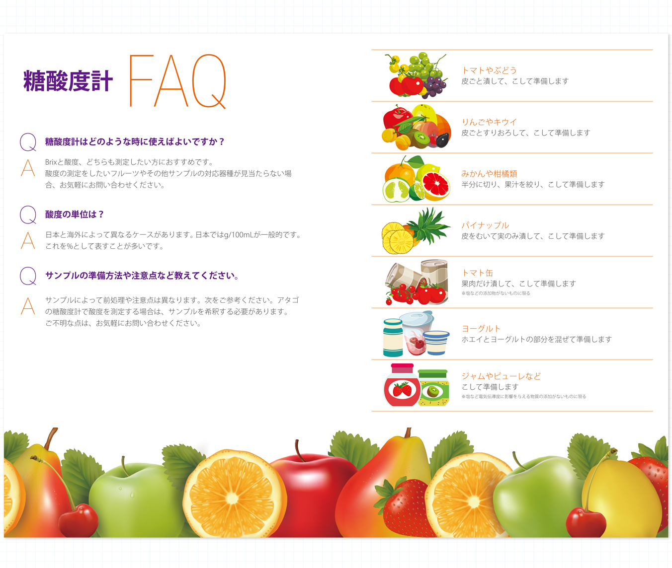 糖酸度計FAQ