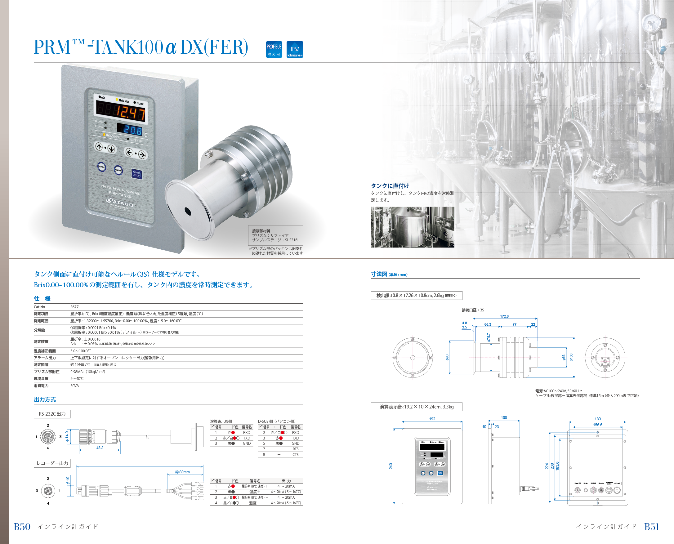 PRM-TANK100α DX(FER)