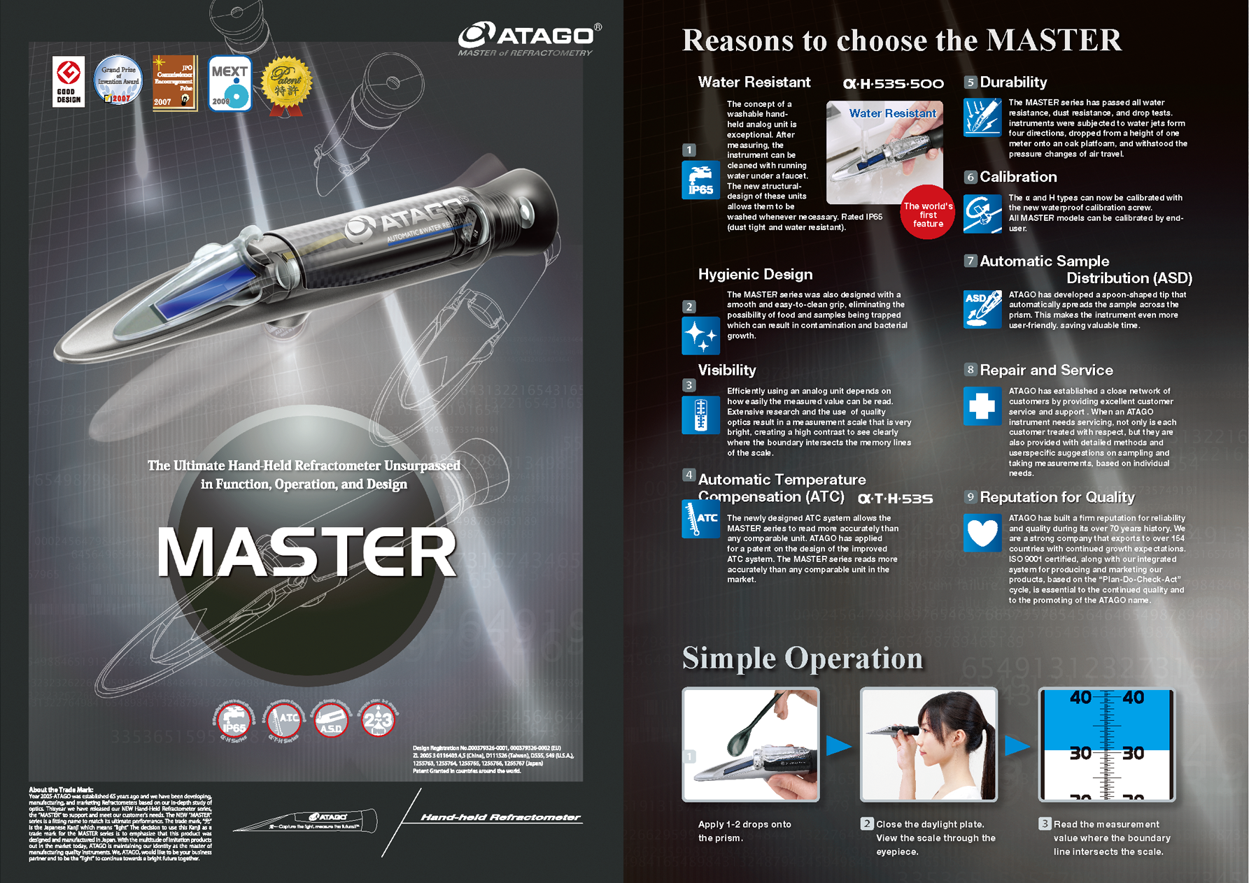 MASTER / Reasons to choose the MASTER
