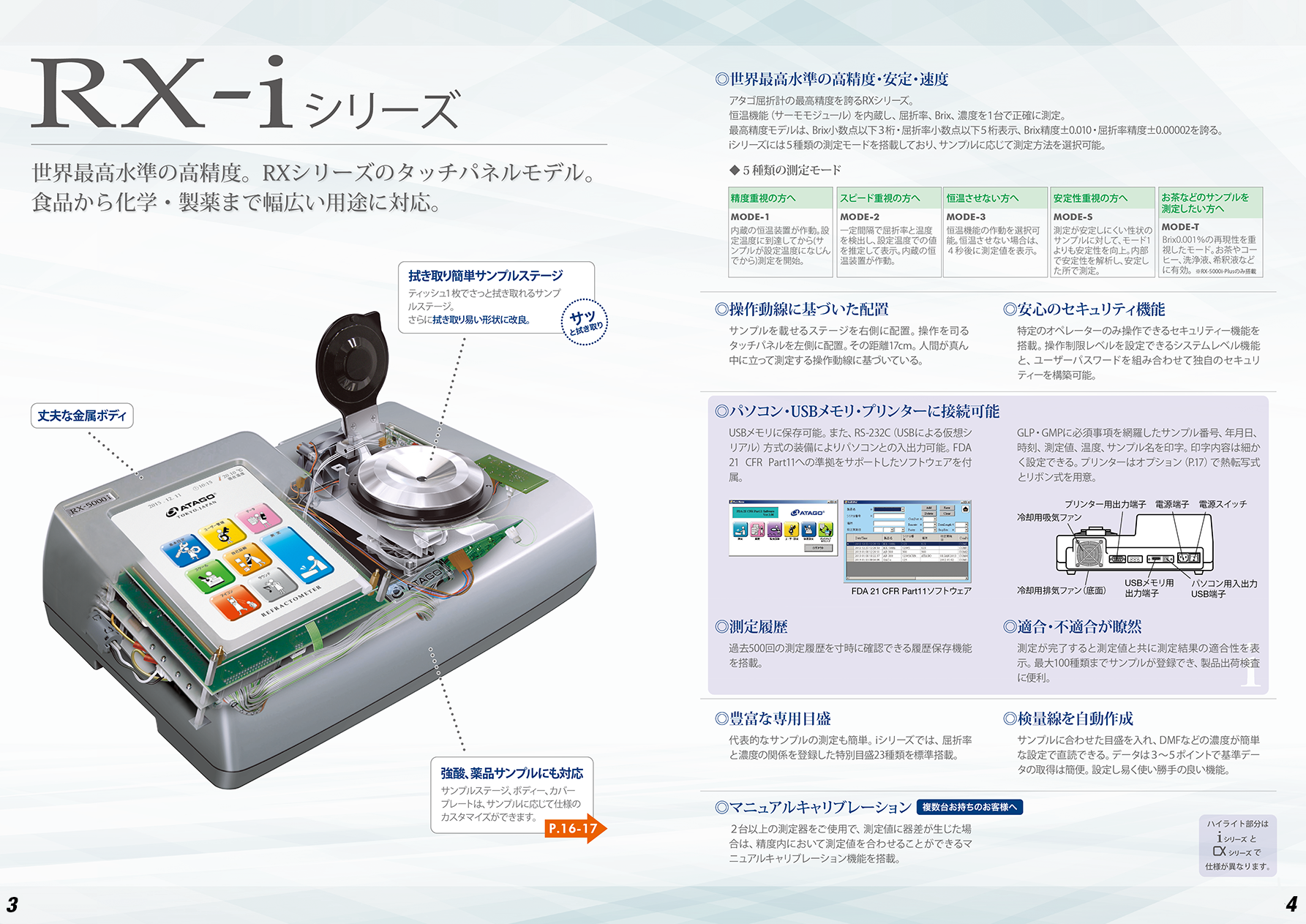 RX-iシリーズ　世界最高水準の高精度