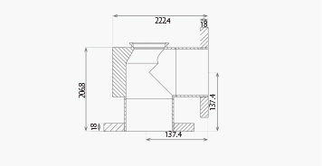 Dimensões simplificadas