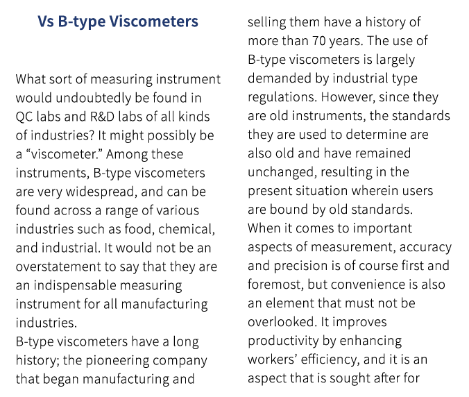 Vs B-type Viscometers