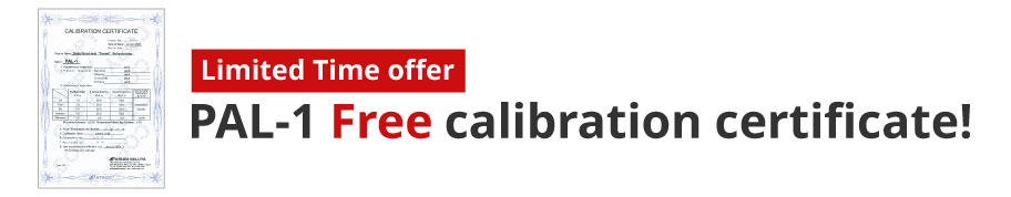PAL-1 Free calibration certificate!