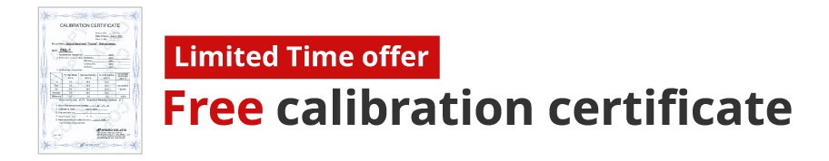 PAL Free calibration certificate!
