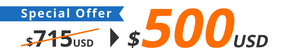 Special offer $500USD