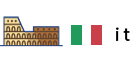 Icona di selezione della lingua