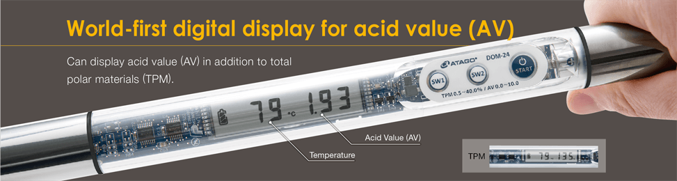 World's first digital display of acid value