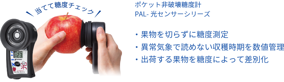 非破壊糖度計とは